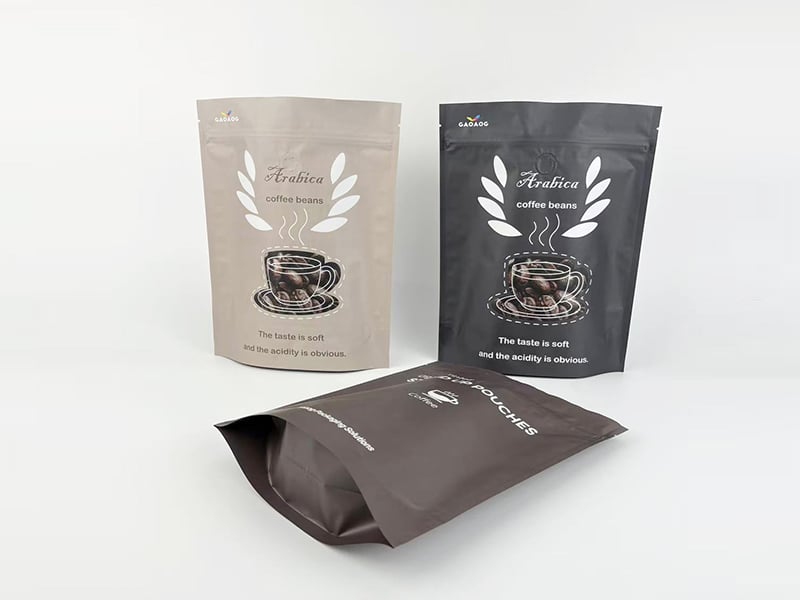 1kg coffee bag box pouch with valve digital print delivery in 5days