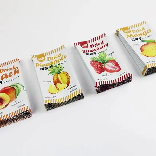 ドライフルーツ用のデジタルプリントバックシールポーチ