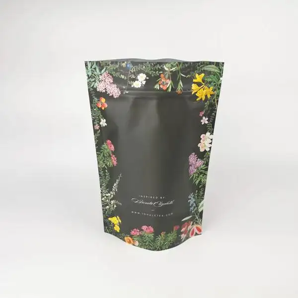 デジタル印刷されたスタンドアップポーチはお茶用です