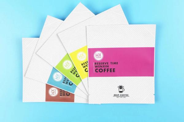 Soupche plate mate à imprimée numérique pour café goutte à goutte 