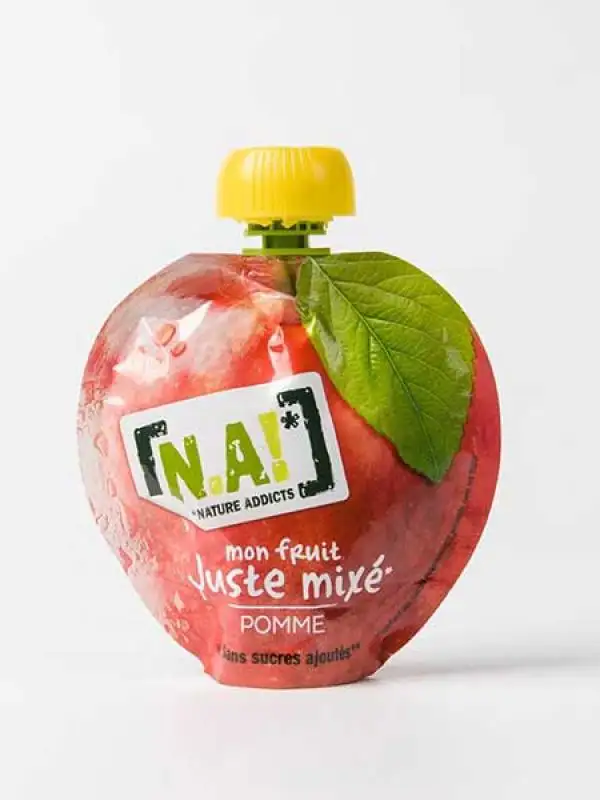 sacchetto con beccuccio sagomato per succo 
