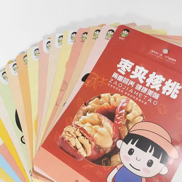 短期的なデジタル印刷されたスタンドアップポーチ